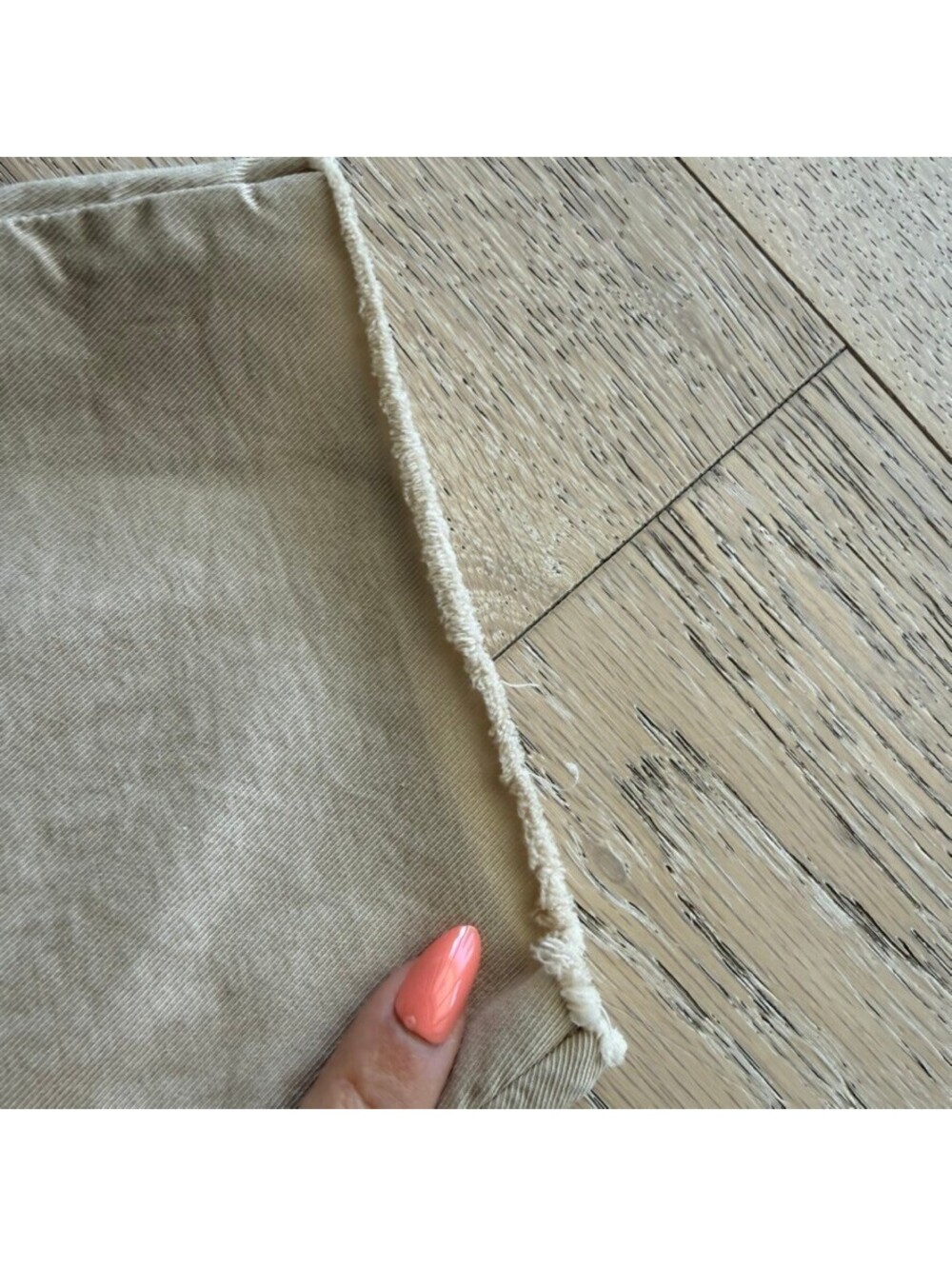 Frank & Eileen Wicklow Italian Beige Cotton Blend Pants Size 6 - Picture 6 of 8